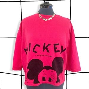 Vintage 80s Mickey boxy sweatshirt top